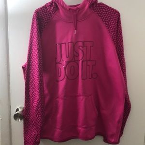 pink nike hoodie